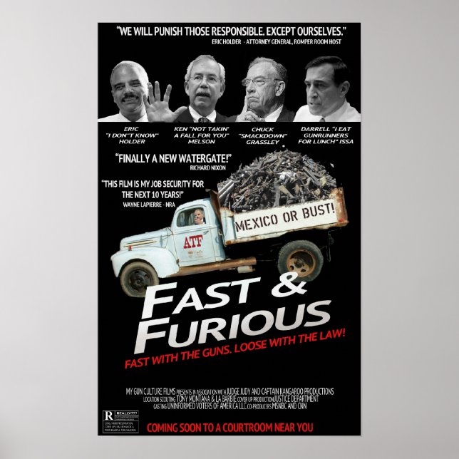 ATF Operation Fast & Furious Poster (Front)