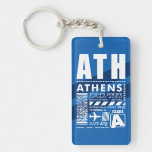 ATH Athens Airport Keychain