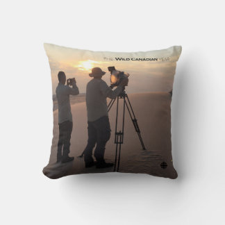 Athabasca Sand Dunes Throw Pillow