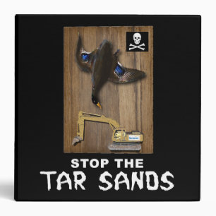 Athabasca Tar Sands Duck Mount Binder