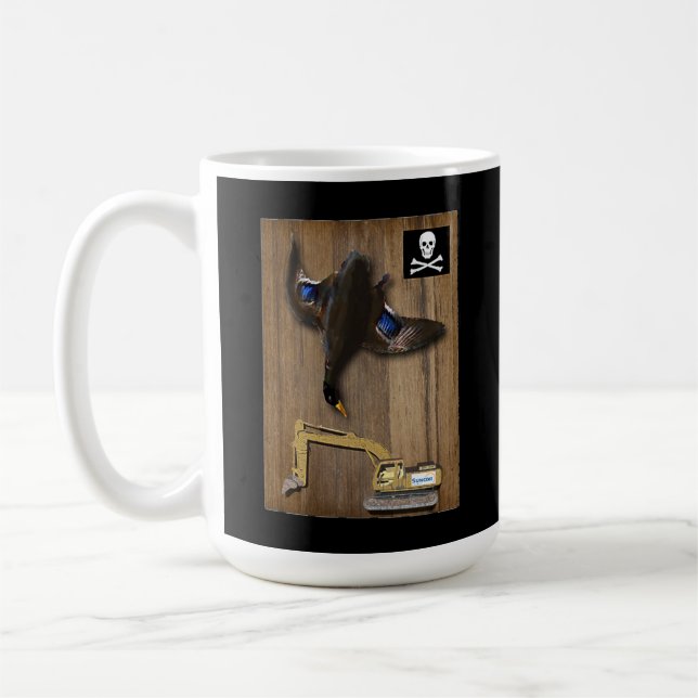Athabasca Tar Sands Duck Mount Coffee Mug (Left)
