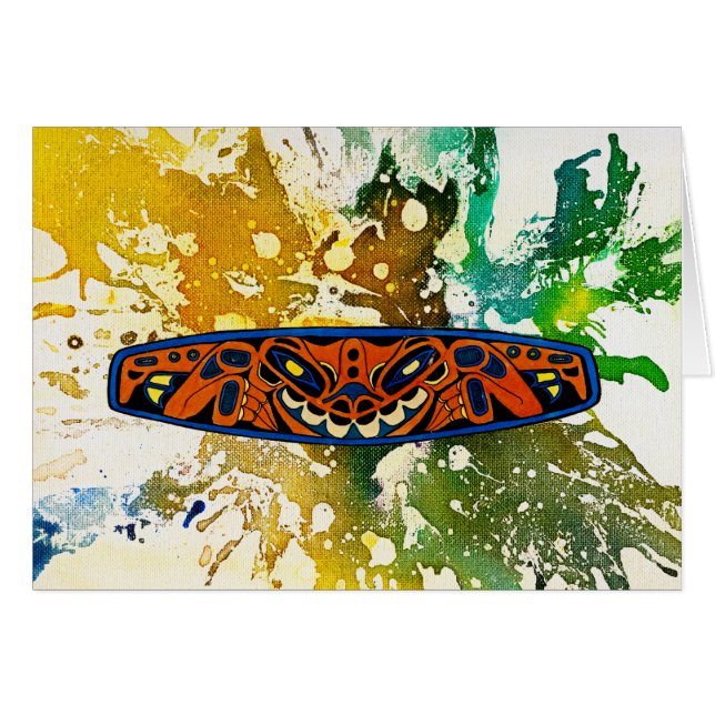 Athabascan Totem by Michael Moffa (Front Horizontal)