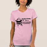Atheism is a nonprofit organization T-Shirt<br><div class="desc">Shirtuosity.com: Holiday Humour Tees and Holiday Gifts. Find the Funniest Holiday Gifts including tees,  cards,  ornaments,  plates,  coasters,  hoodies,  stickers,  mugs,  buttons,  magnets,  hats,  bags and more from: http://www.Shirtuosity.com</div>