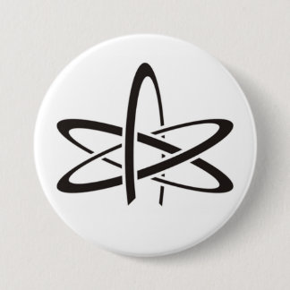 Atheism Symbol 3 Inch Round Button