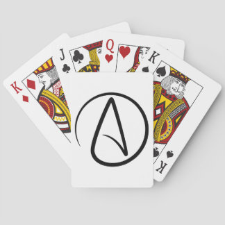 Atheism Symbol - Atheist Sign Playing Cards