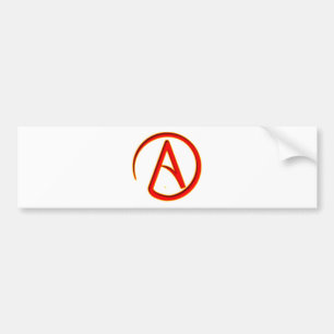 Atheism Symbol Bumper Sticker