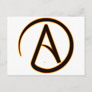 Atheism Symbol Postcard