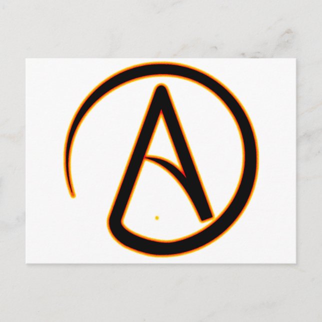 Atheism Symbol Postcard (Front)