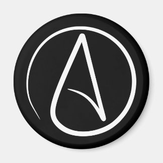 atheism symbol religion  magnet