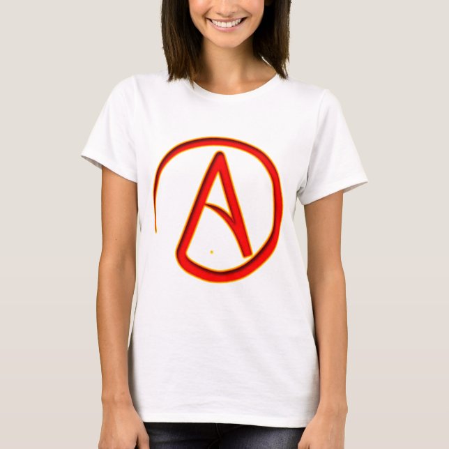 Atheism Symbol T-Shirt (Front)