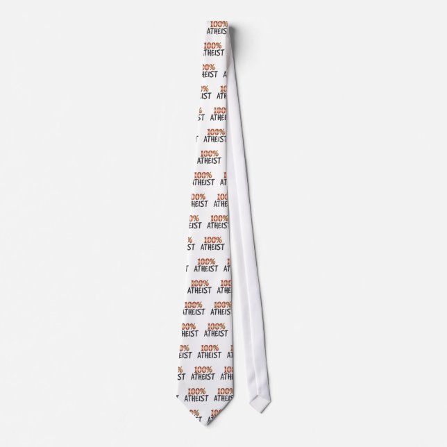 Atheist 100% tie (Front)