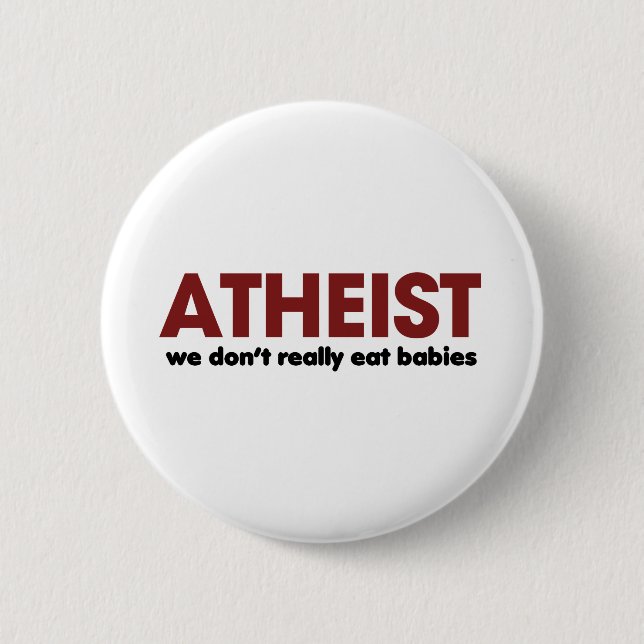 Atheist 2 Inch Round Button (Front)