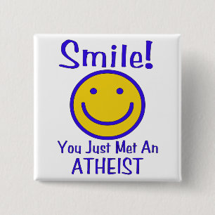 Atheist 2 Inch Square Button
