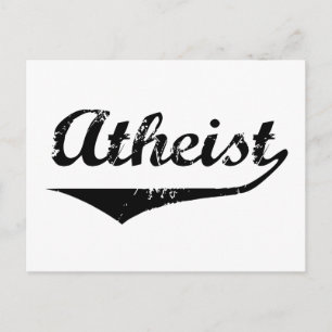 Atheist 2 postcard