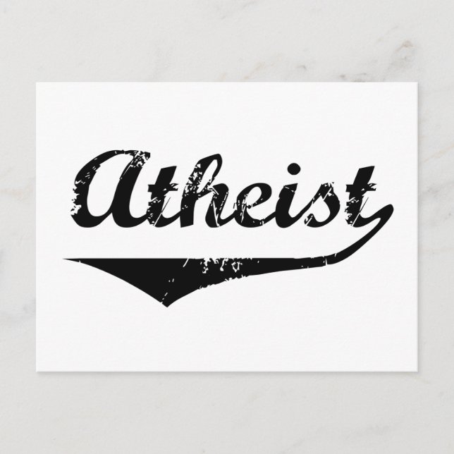 Atheist 2 postcard (Front)