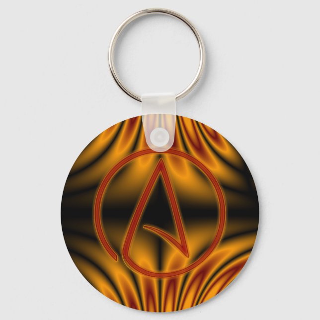 Atheist A Keychain (Front)