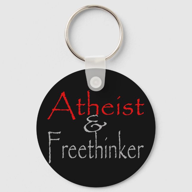 Atheist and Freethinker Keychain (Front)