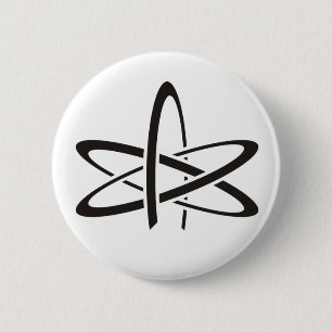 Atheist Atom 2 Inch Round Button