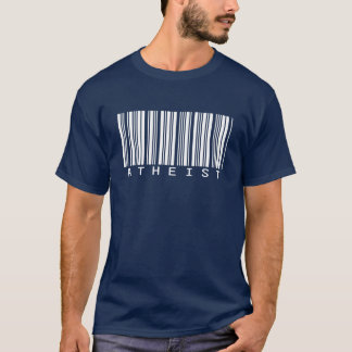 Atheist Barcode T-Shirt for Dark Colours