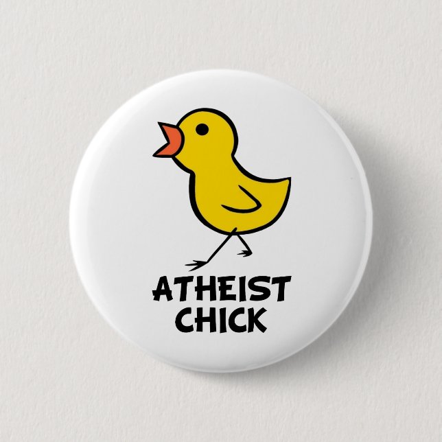 Atheist Chick Button (Front)