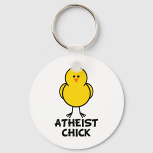Atheist Chick Keychain