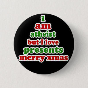 Atheist Christmas 2 Inch Round Button