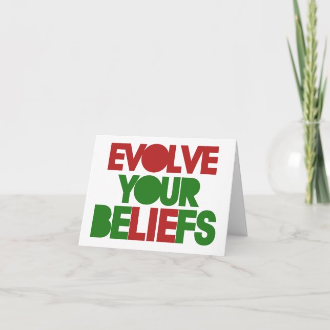 Atheist Christmas Holiday Card (Front)