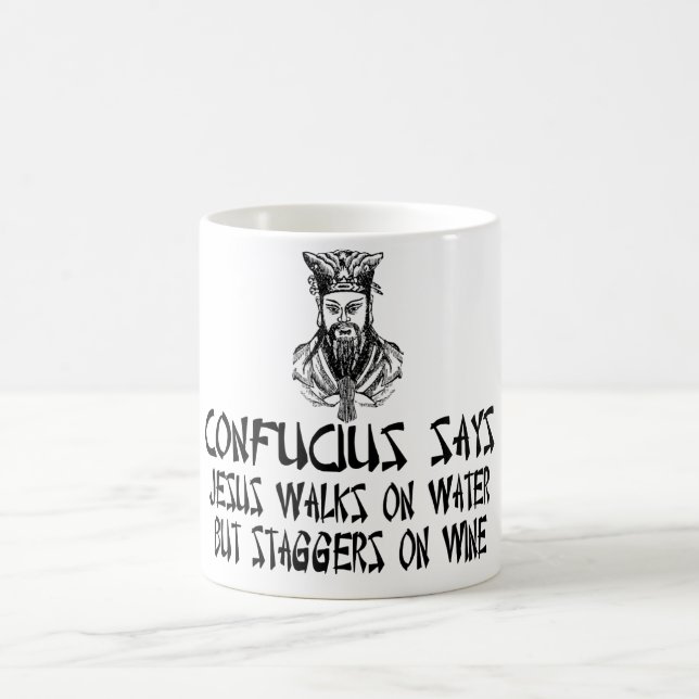 Atheist Confucius Coffee Mug (Center)