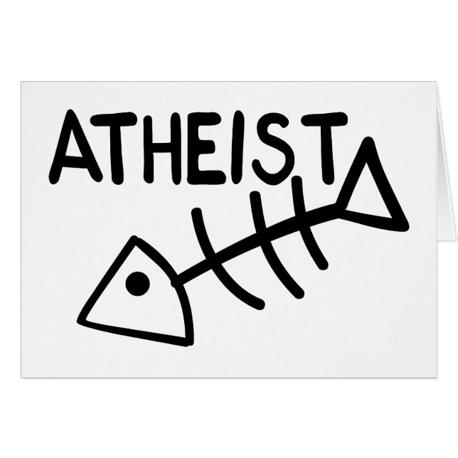 Atheist Fish (Front Horizontal)