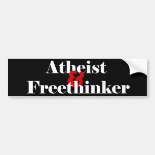 Atheist & Freethinker Bumper Sticker