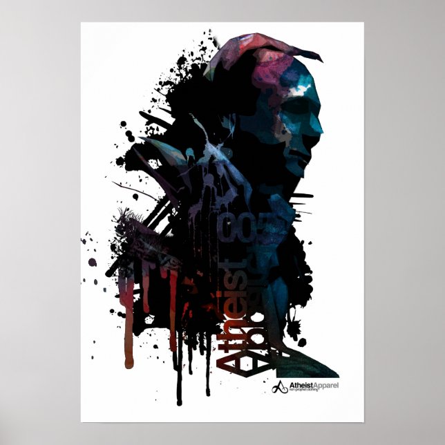Atheist Heroes Christopher Hitchens Poster (Front)