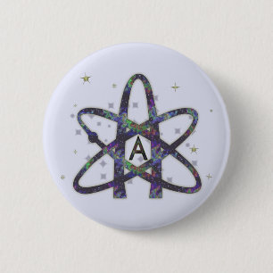 Atheist in Outer Space Pin-Back Button