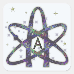 Atheist in Outer Space Stickers