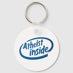 Atheist Inside Keychain