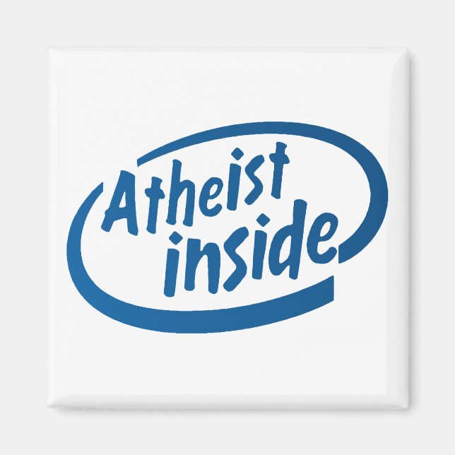 Atheist Inside Magnet (Front)