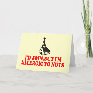 Atheist joke card