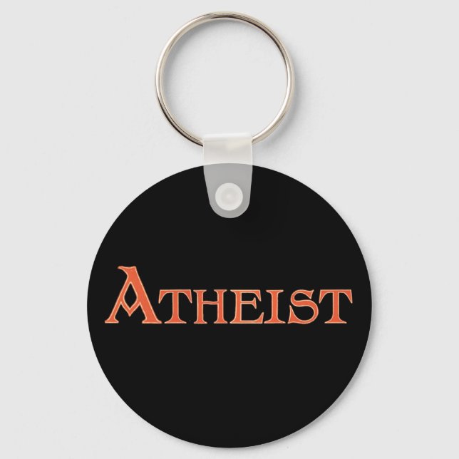 Atheist Keychain (Front)