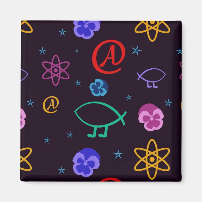 Atheist libre-pendu Magnet personnalisable (Devant)