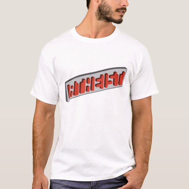 ATHEIST Optical Illusion T-Shirt (Front)