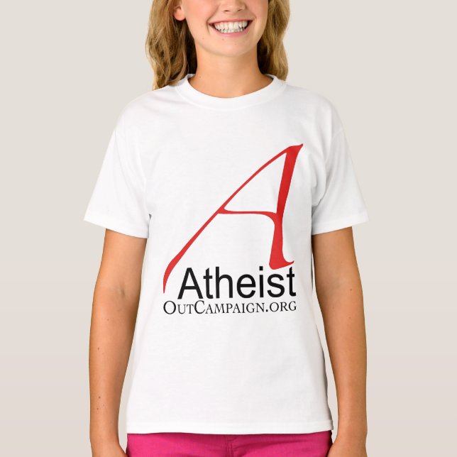 Atheist Out Campaign T-Shirt (Front)