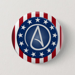Atheist Patriot button