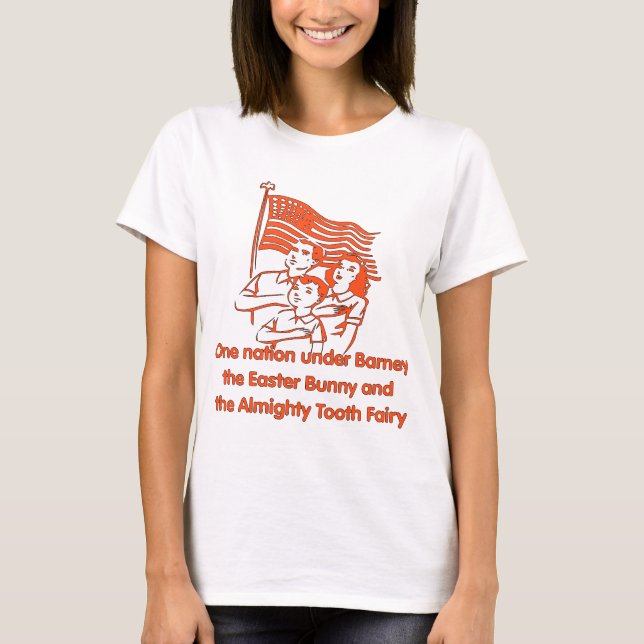 Atheist Pledge T-Shirt (Front)