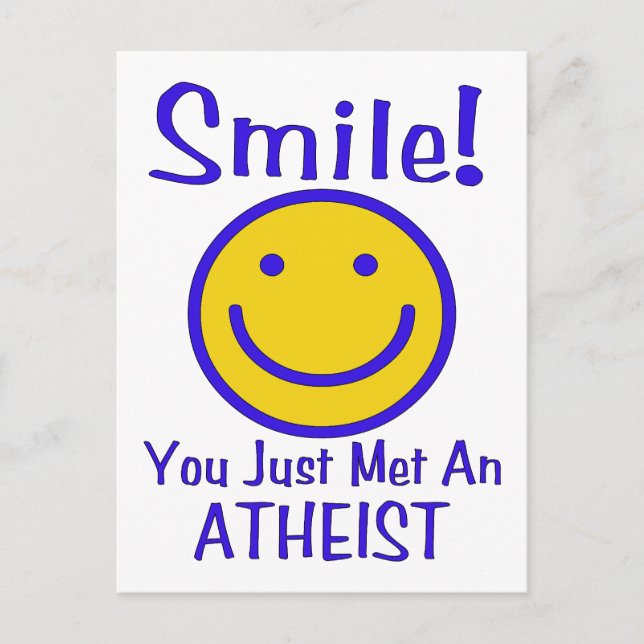 Atheist Postcard (Front)