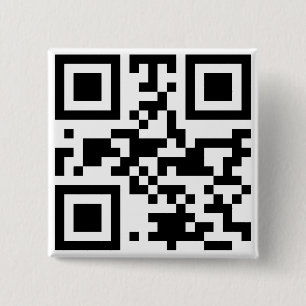 "ATHEIST" QR code 2 Inch Square Button
