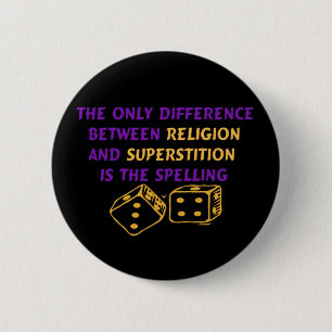 Atheist Quote 2 Inch Round Button