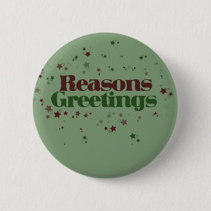 Atheist Reasons Greetings 2 Inch Round Button