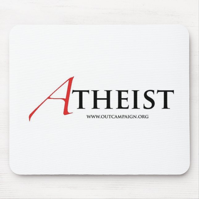 Atheist (Scarlet Letter) Mouse Pad (Front)