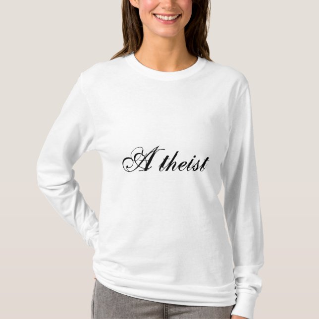 Atheist (Script) T-Shirt (Front)