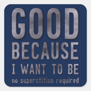 Atheist Square Sticker