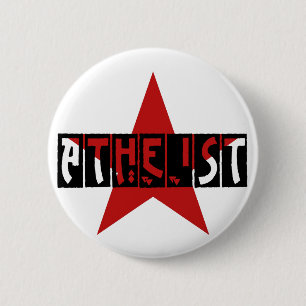 Atheist Star 2 Inch Round Button